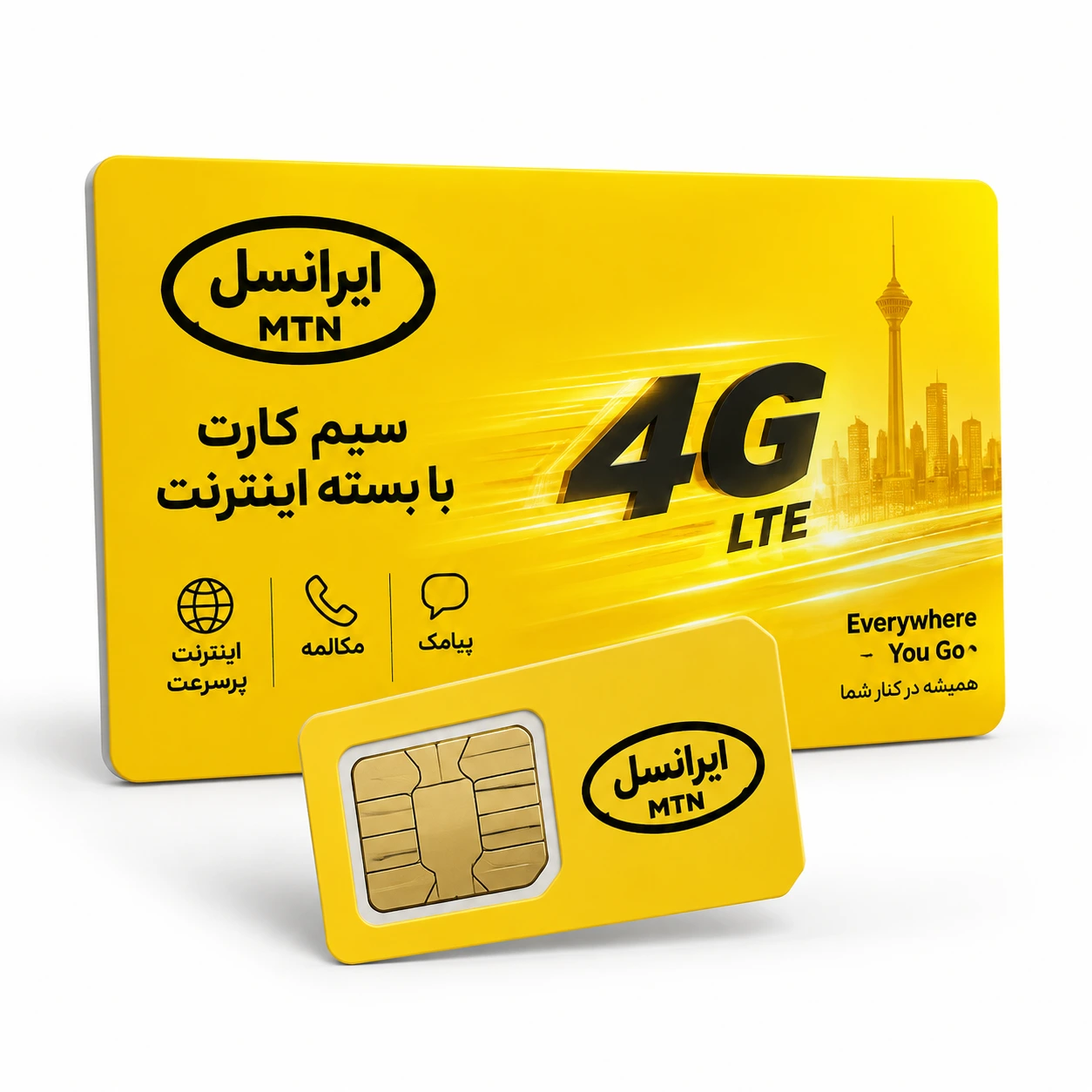 simcard-irancell-internet-package سیم کارت ایرانسل با بسته اینترنت
